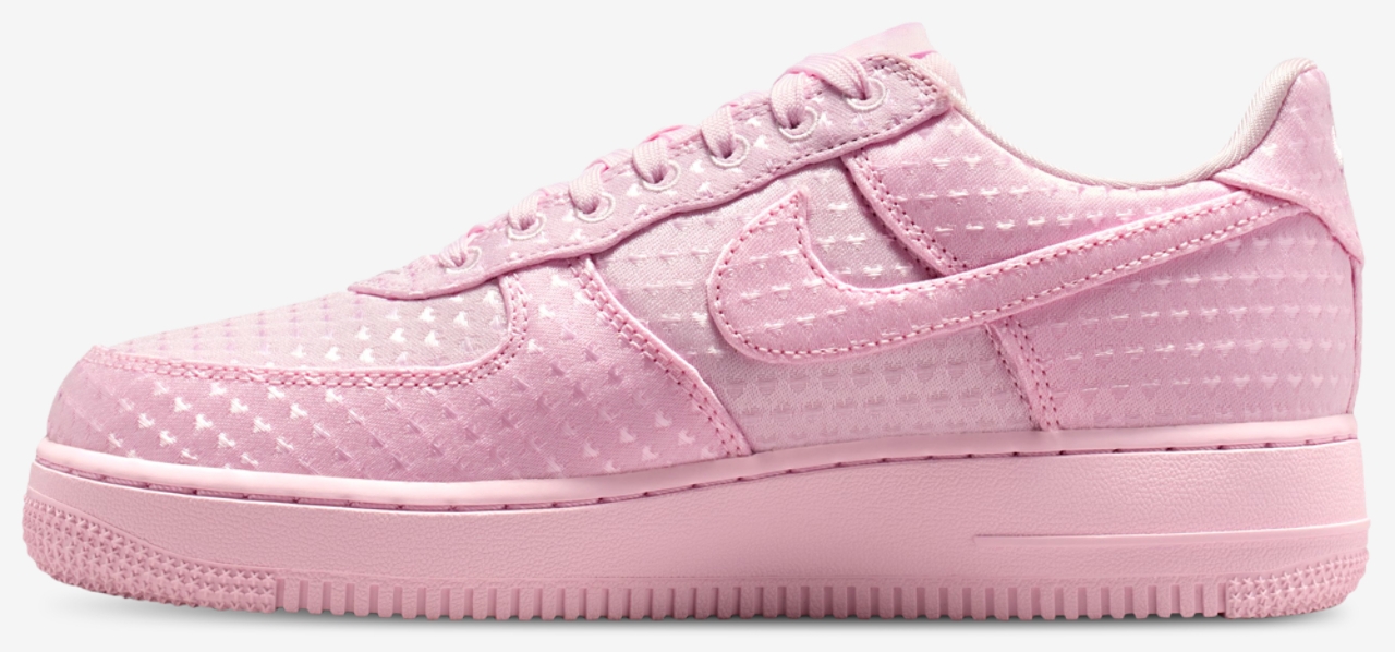 Nike Air Force 1 '07 Low Valentine's Day Hearts Image 2 of 5. Tap to open photo gallery.