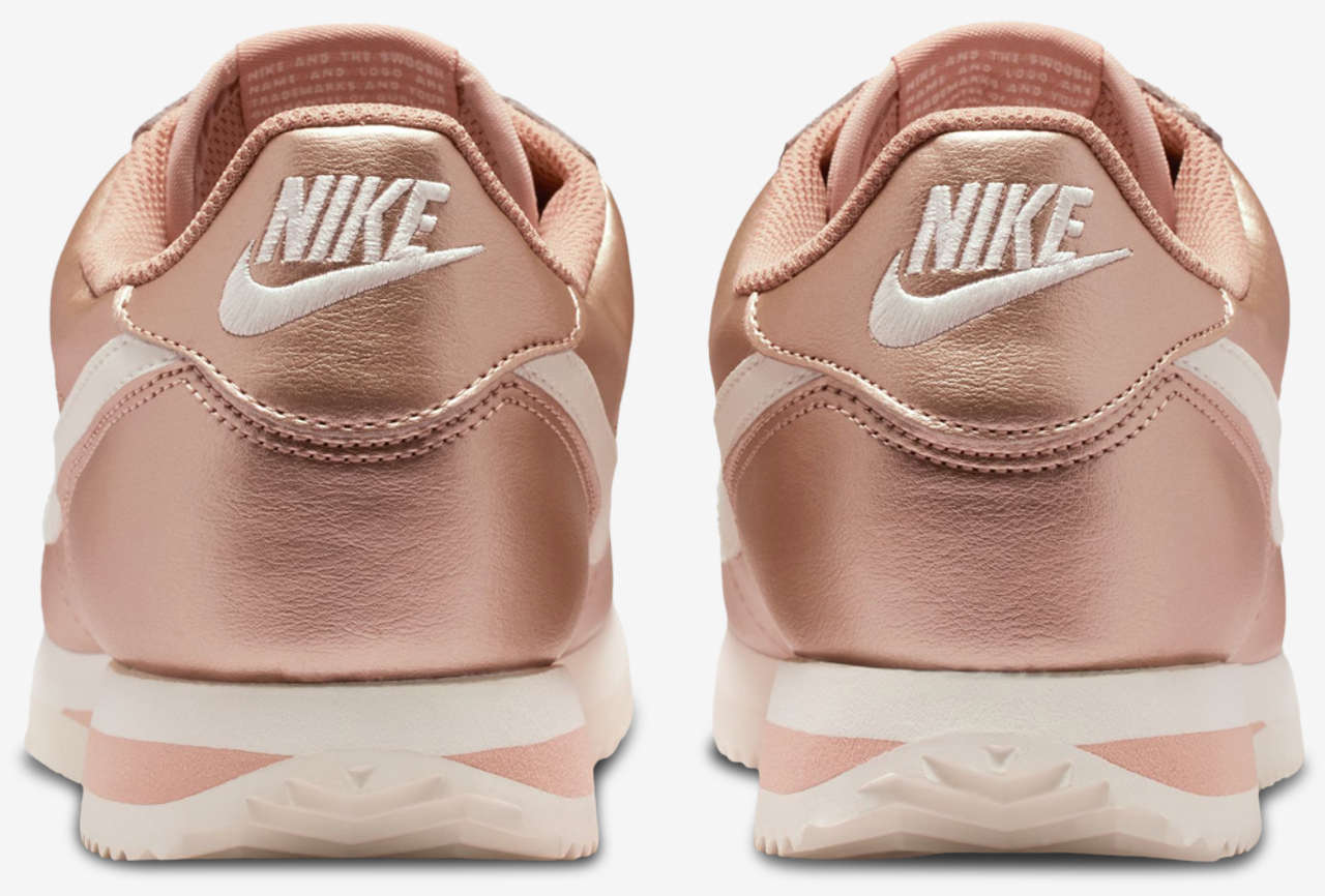 Nike Rose Gold Cortez Image 3 of 5. Tap to open photo gallery.