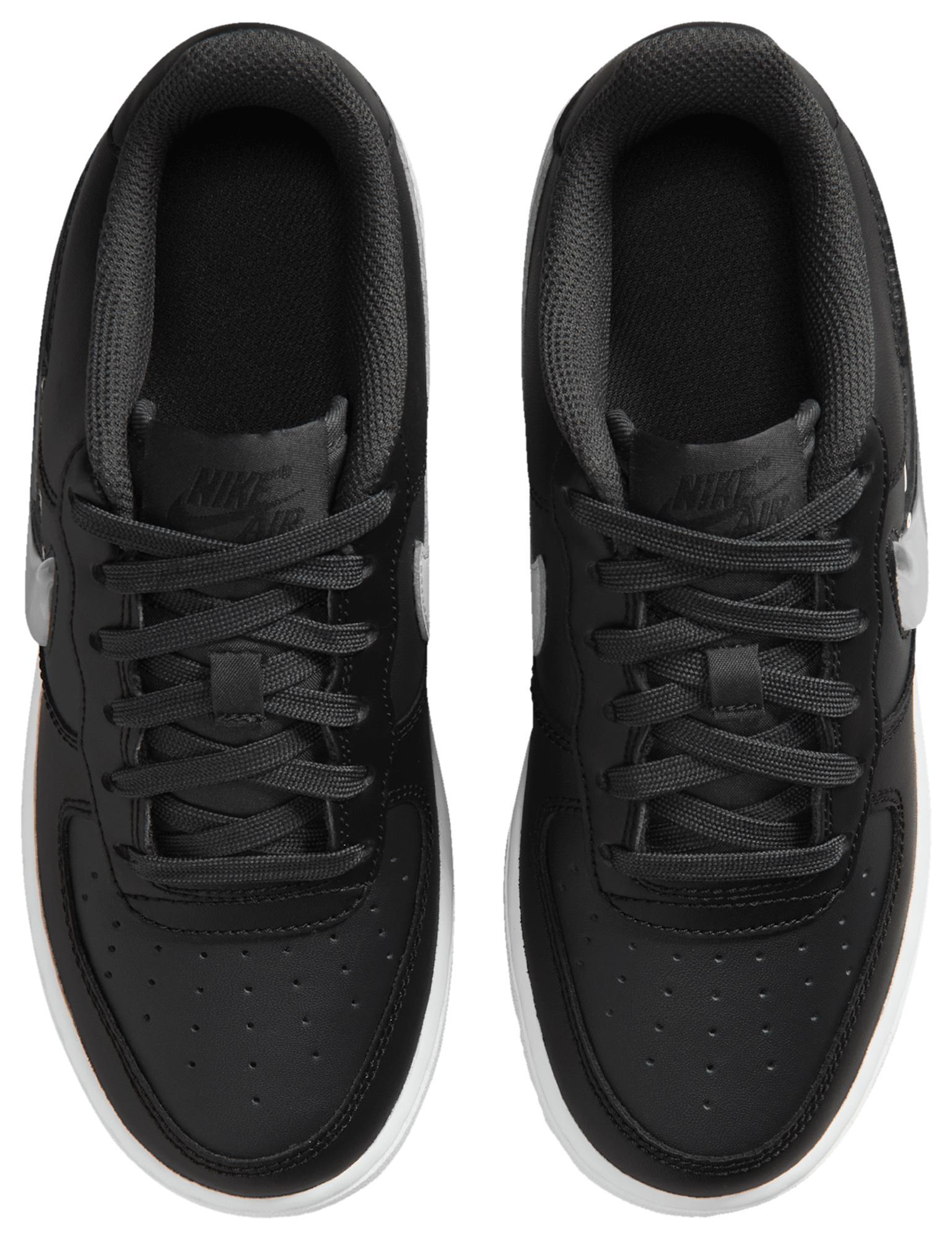Nike Air Force 1 童款 - Vast Grey/Dark Smoke Grey/Black - Image 4