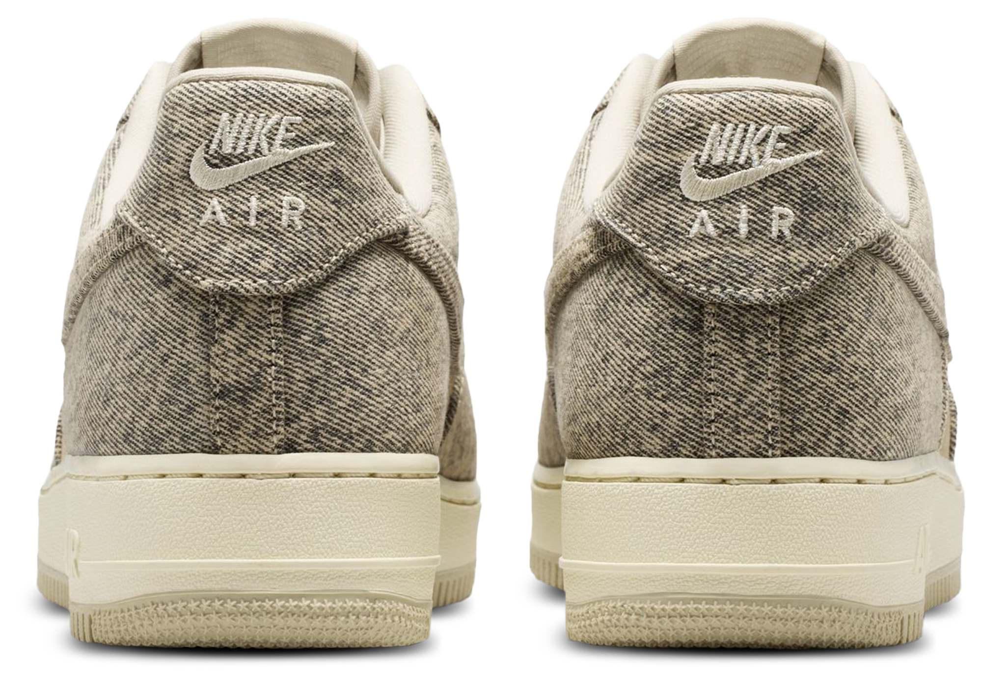 Nike Air Force 1 Low LE - Tan/Silver/Tan - Image 3