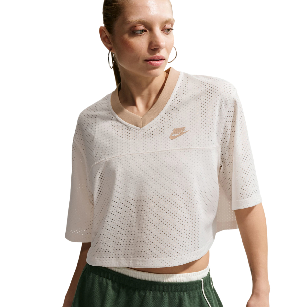 Nike NSW Heritage Festival Crop Mesh Jersey - Women's | Foot Locker
