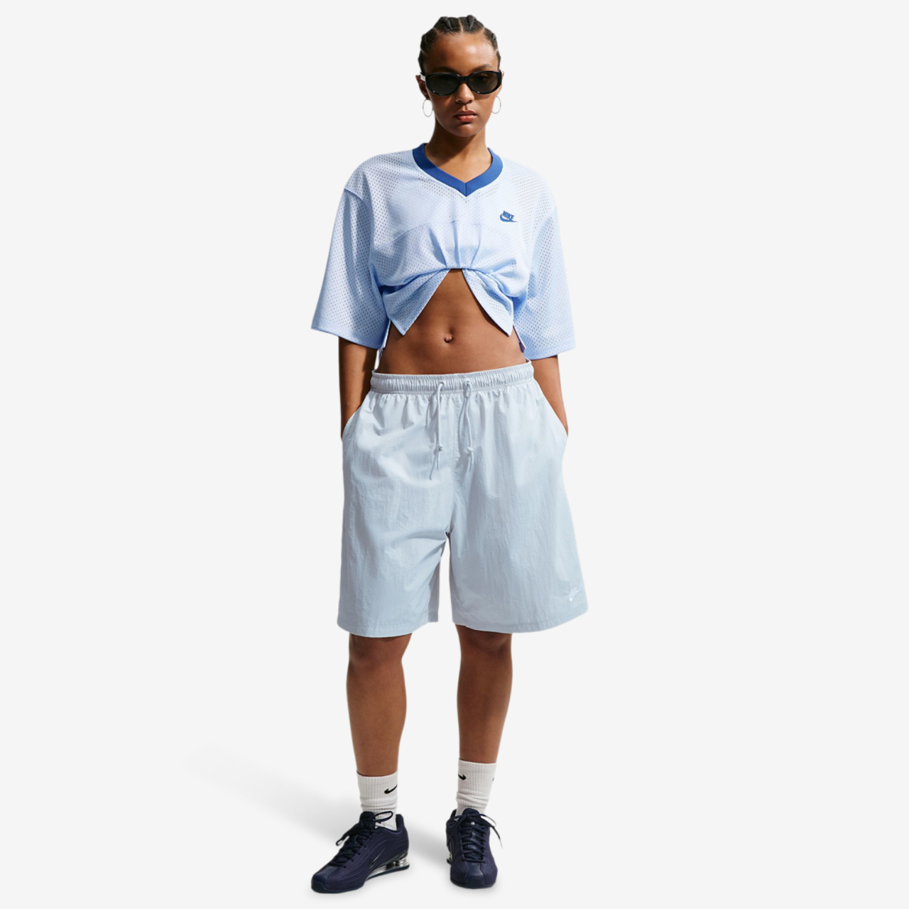 Nike NSW Heritage Festival Crop Mesh Jersey - Women's | Foot Locker