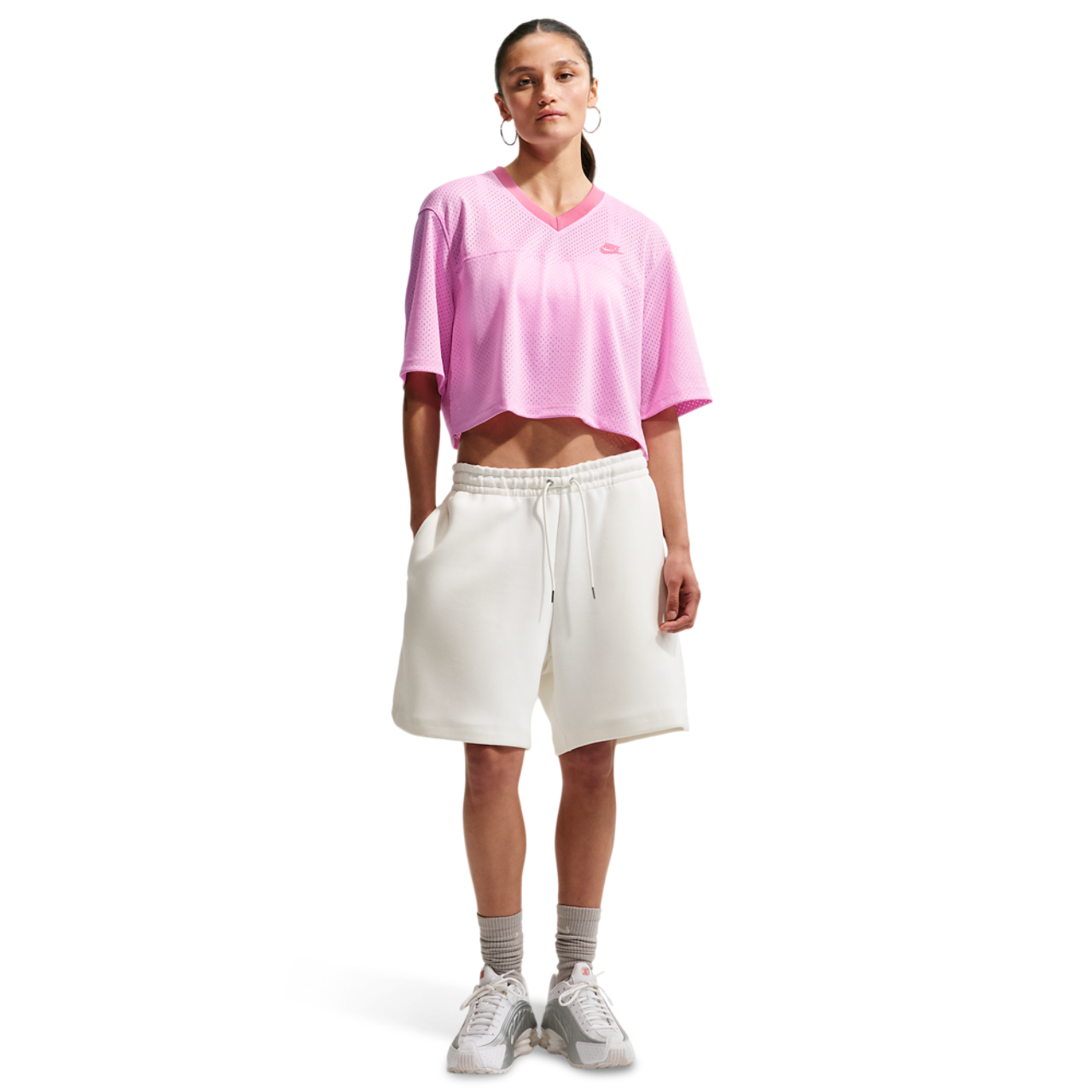 Nike NSW Heritage Festival Crop Mesh Jersey - Women's | Foot Locker