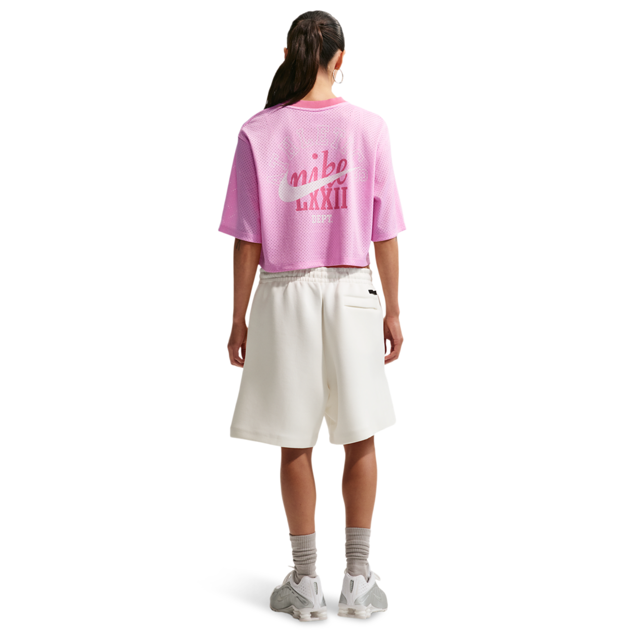Nike NSW Heritage Festival Crop Mesh Jersey - Women's | Foot Locker