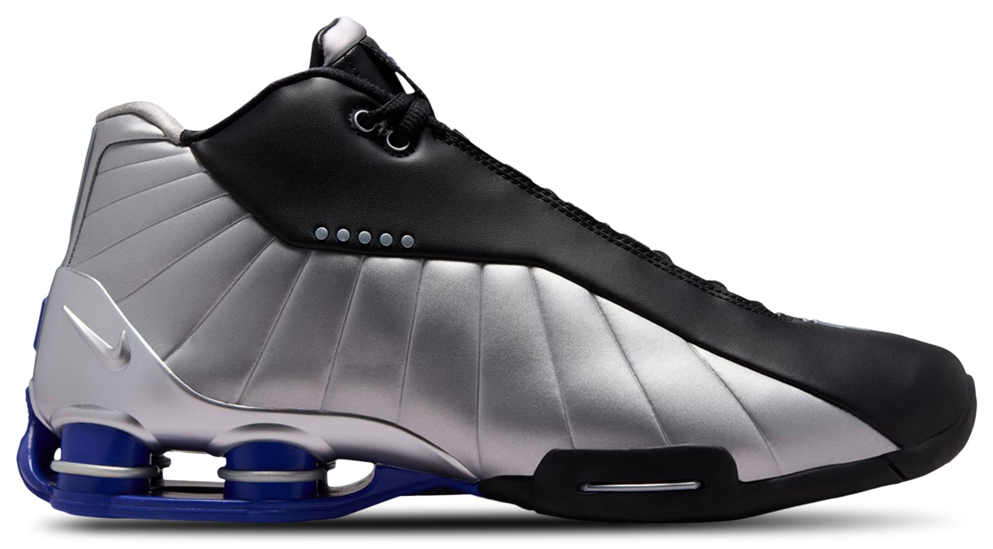 Nike Shox BB4 - Black/Blue/Silver - Image 1