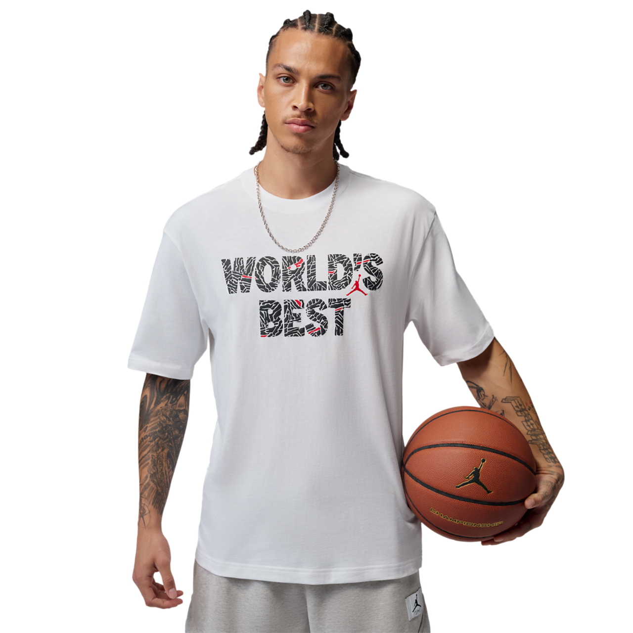 Jordan Brooklyn Best Graphic Short Sleeve Crew Image 1 of 5. Tap to open photo gallery.