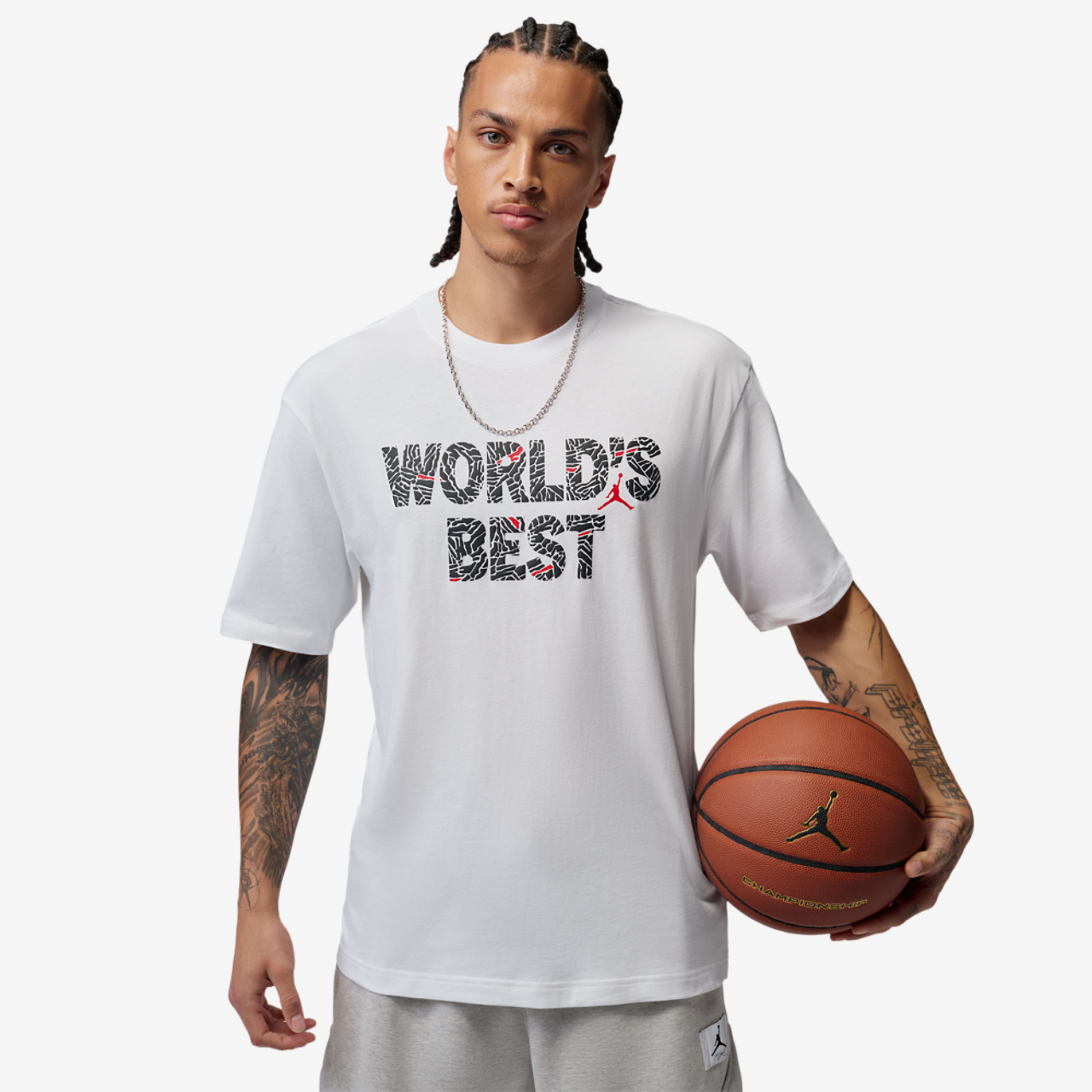 Jordan Brooklyn Best Graphic Short Sleeve Crew Image 1 of 5. Tap to open photo gallery.