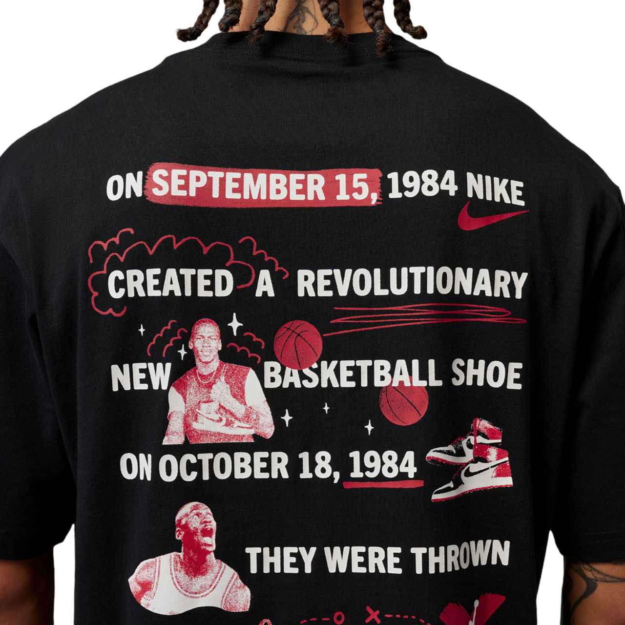 Jordan Brooklyn Banned Graphic Short Sleeve Crew - Men's | Foot Locker