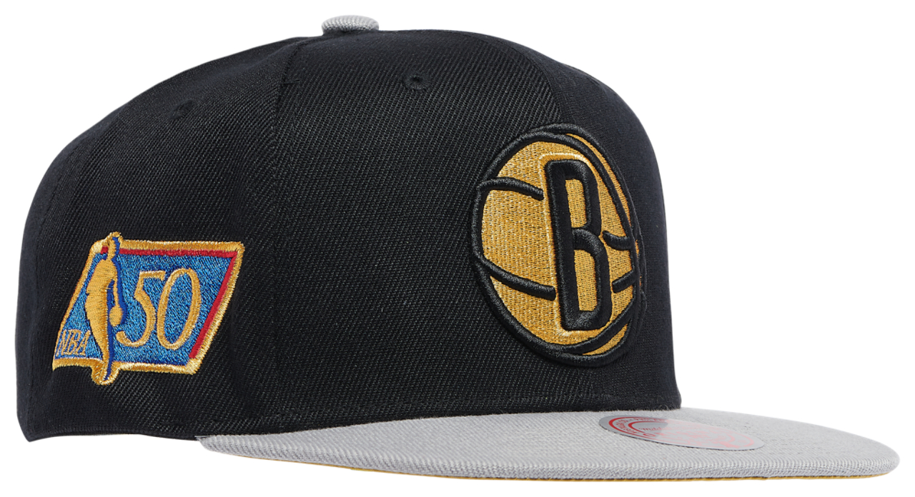 Mitchell & Ness Nets 50th Anniversary Snapback Image 3 of 5. Tap to open photo gallery.