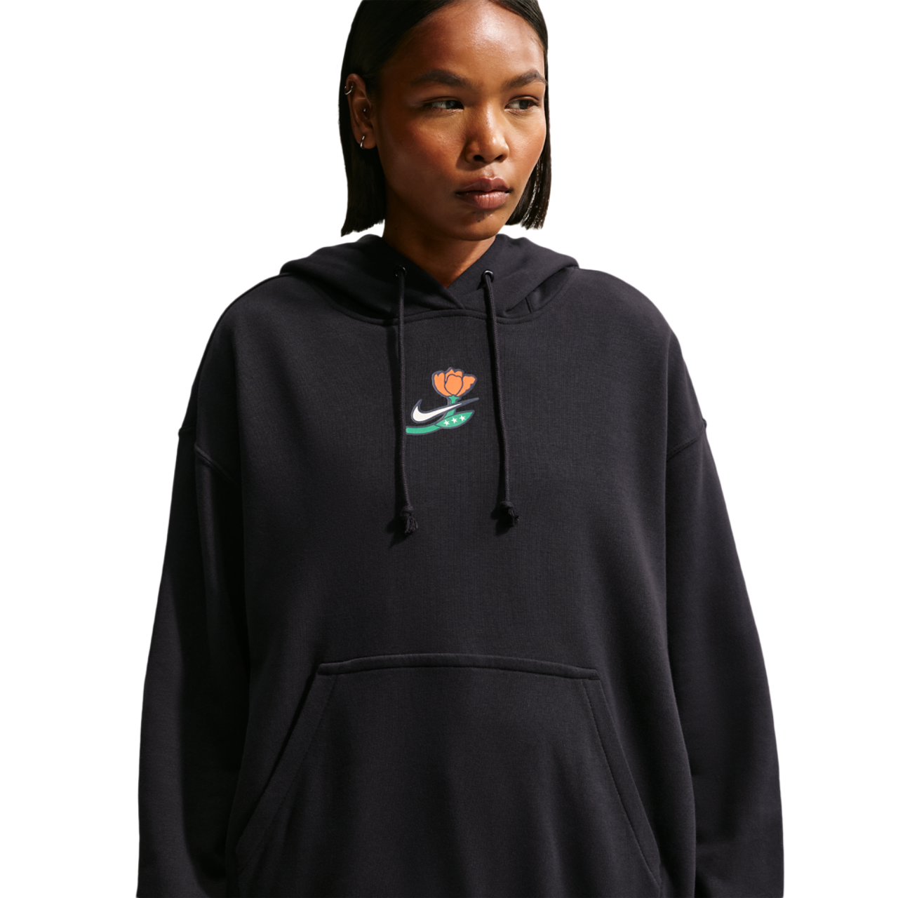 Nike Phnx Fleece Oversized PO Hoodie Image 1 of 4. Tap to open photo gallery.