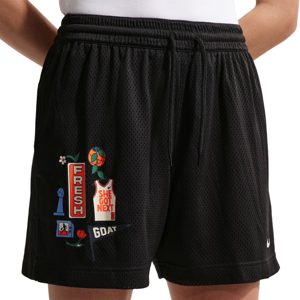 Nike Drifit Essential Seasonal 4'' Short Image 1 of 4. Tap to open photo gallery.