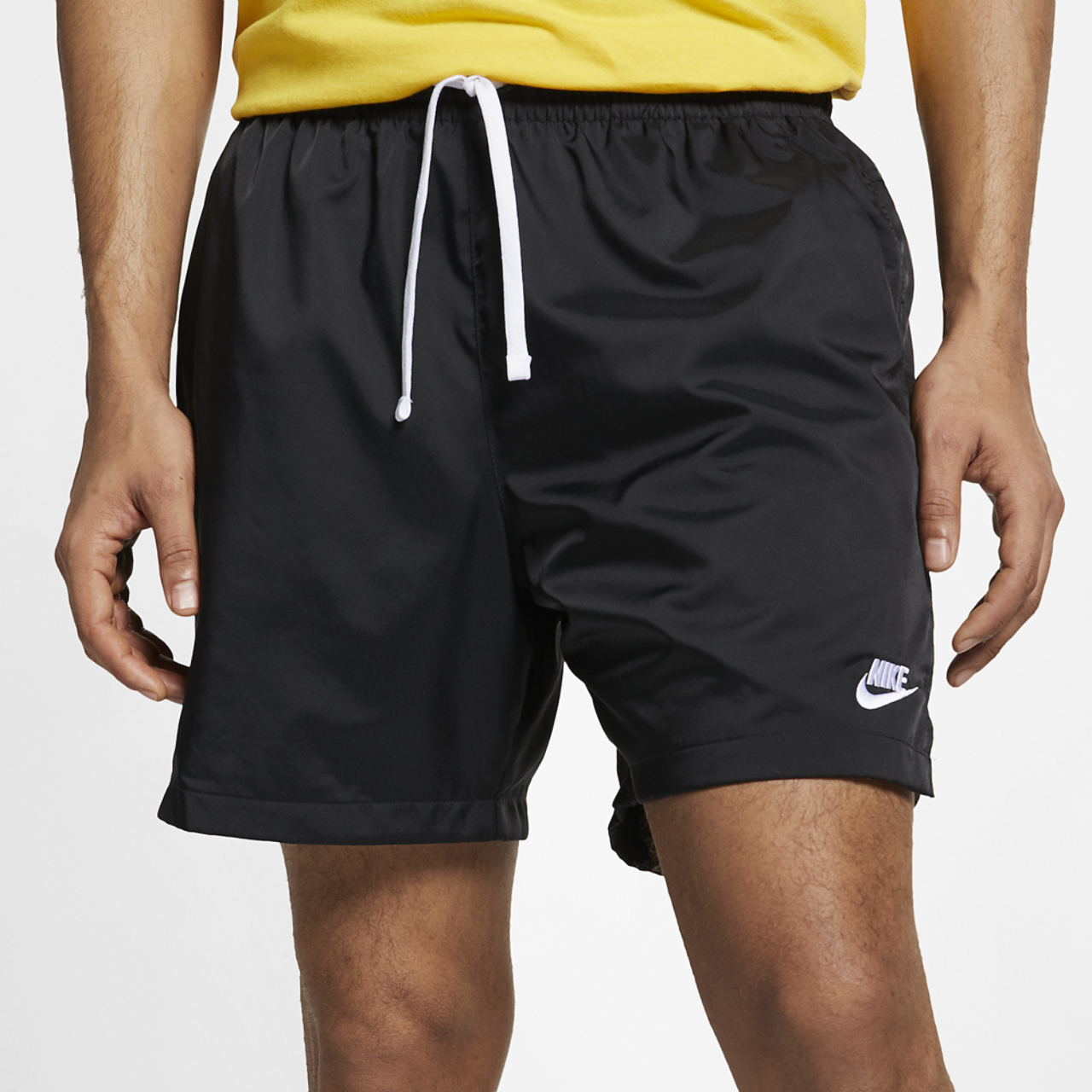 Nike Club Essentials Woven Flow Shorts Image 4 of 6. Tap to open photo gallery.