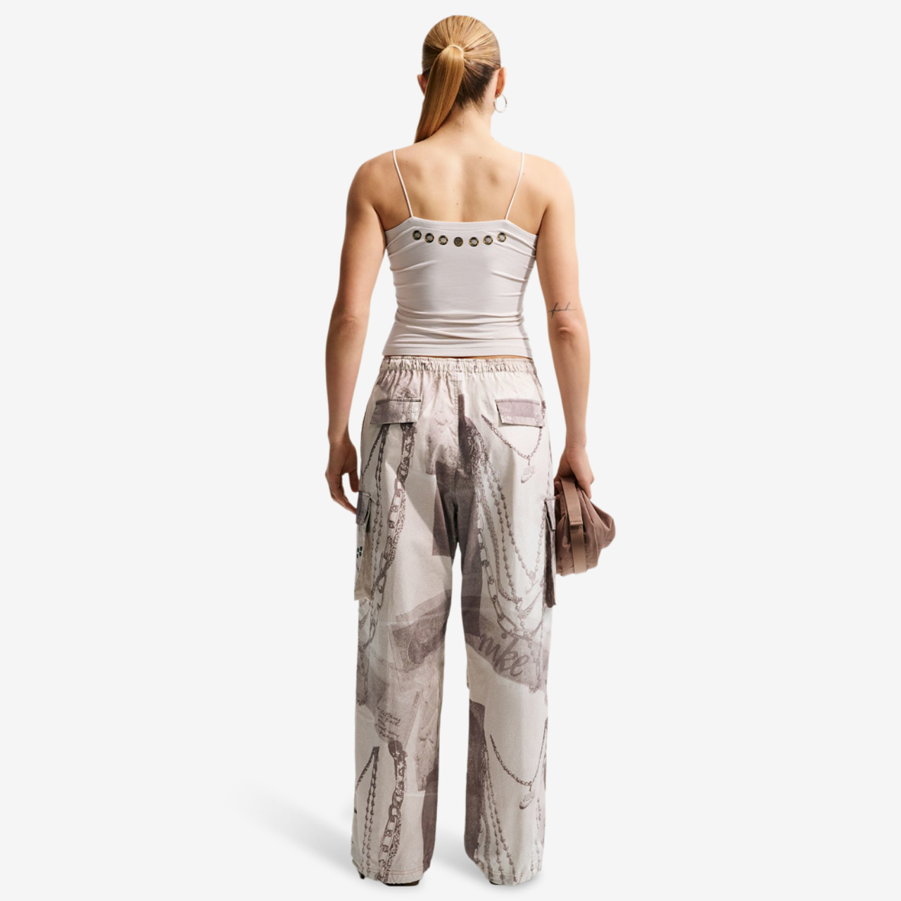 Nike NSW Camo Dance Cargo Pants Image 4 of 4. Tap to open photo gallery.