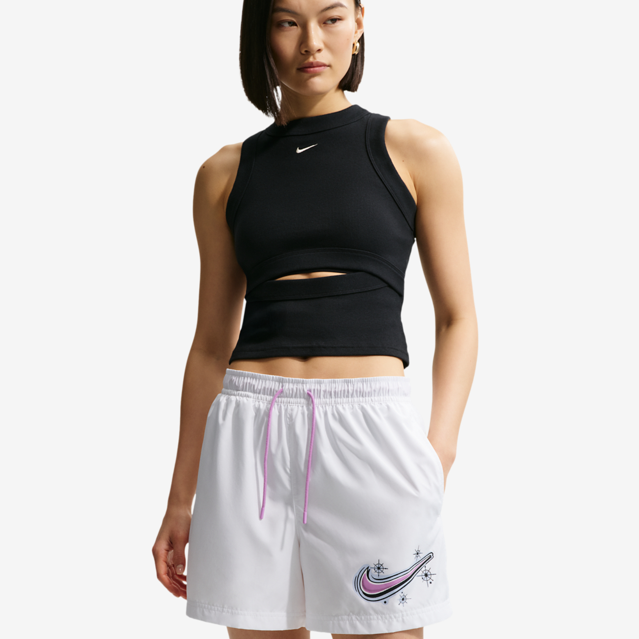 Nike NSW MR Essential Woven Short Image 1 of 4. Tap to open photo gallery.