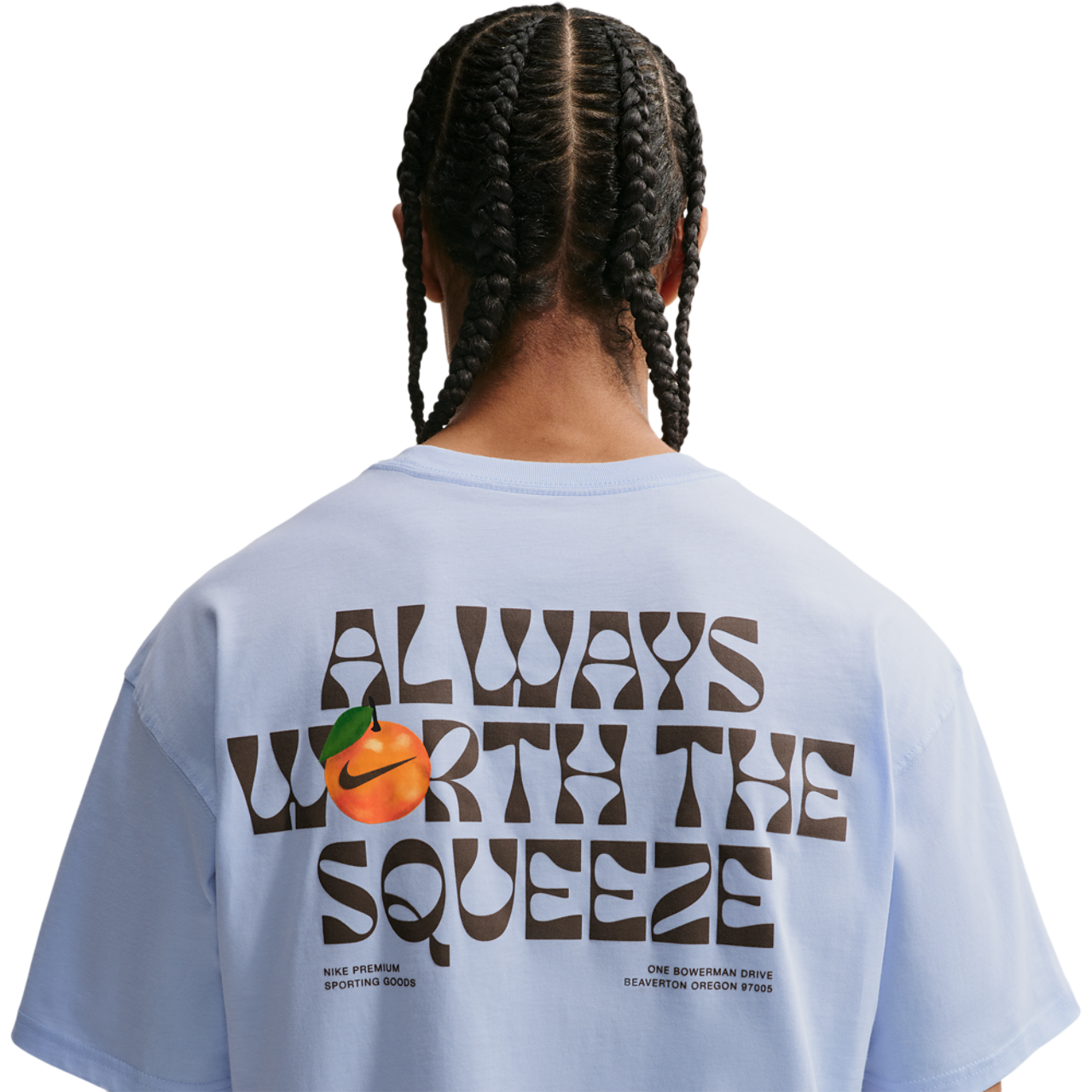 Nike NSW Orange T-Shirt Image 2 of 4. Tap to open photo gallery.