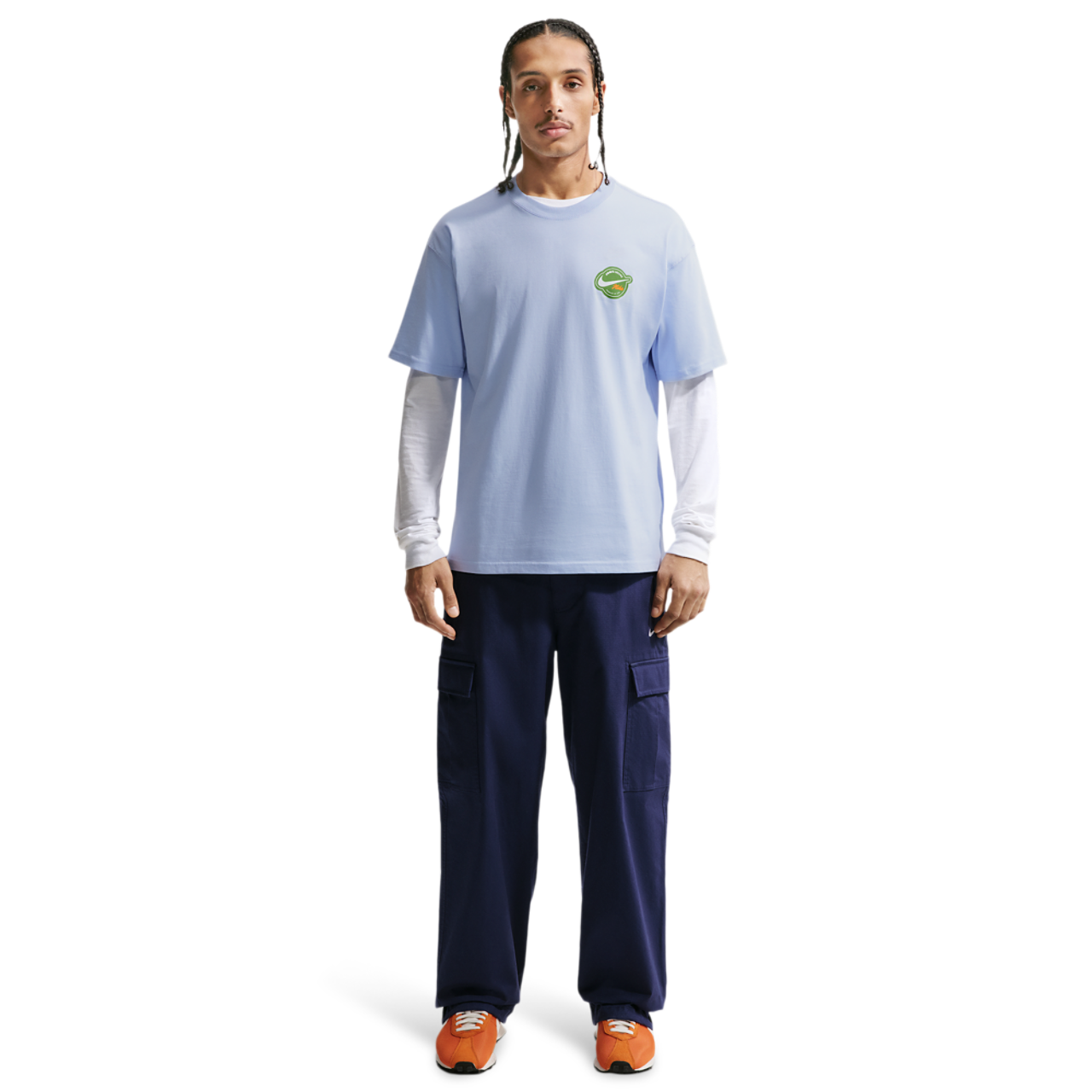 Nike NSW Orange T-Shirt Image 3 of 4. Tap to open photo gallery.