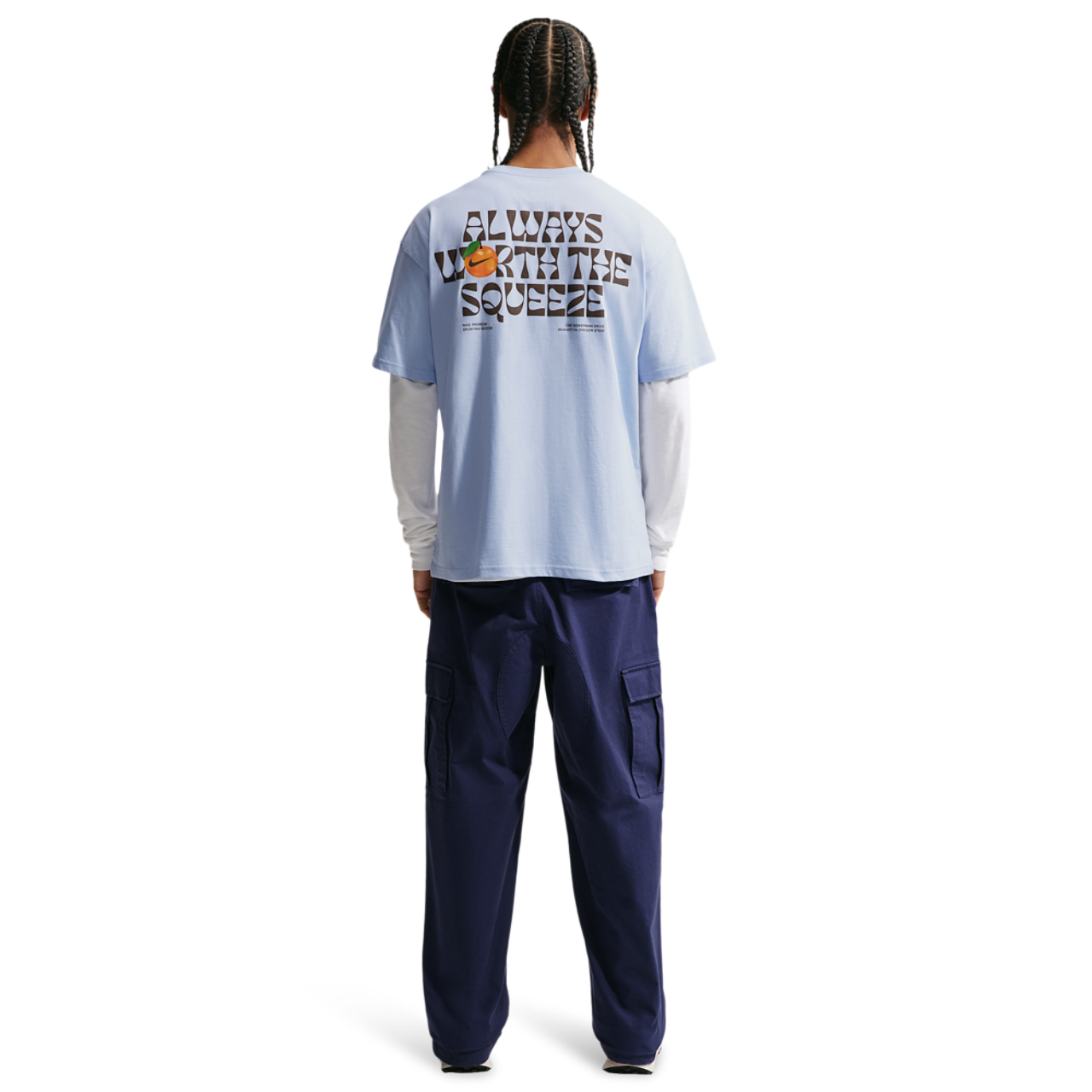 Nike NSW Orange T-Shirt Image 4 of 4. Tap to open photo gallery.