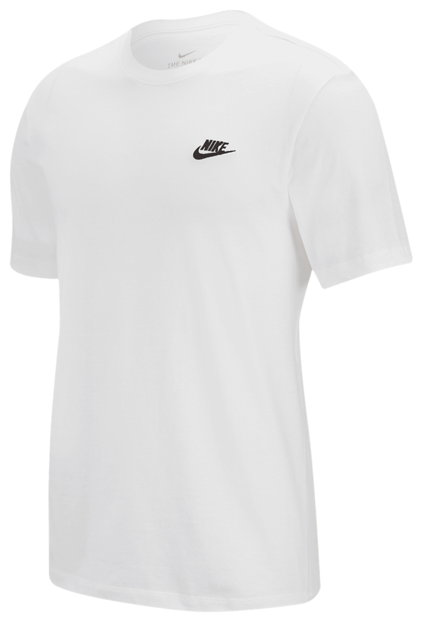 Nike NSW Club Short Sleeve T-Shirt Image 4 of 5. Tap to open photo gallery.