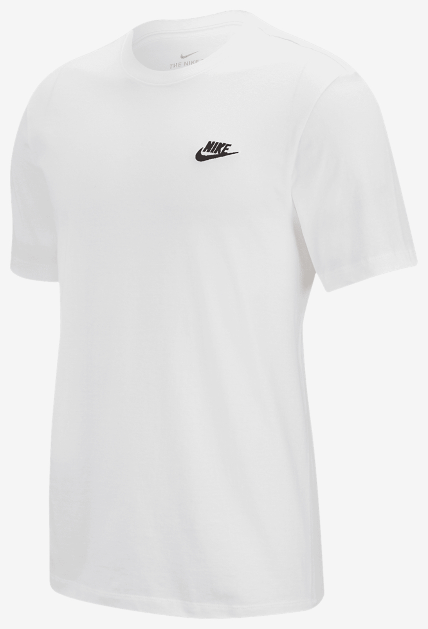 Nike NSW Club Short Sleeve T-Shirt Image 4 of 5. Tap to open photo gallery.