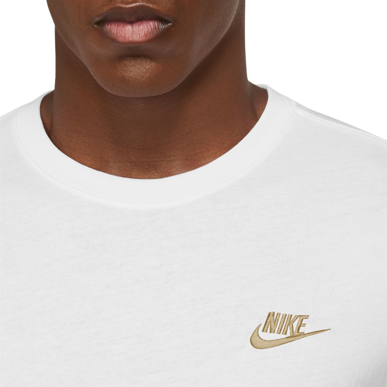 Nike NSW Club Short Sleeve T-Shirt Image 3 of 3. Tap to open photo gallery.