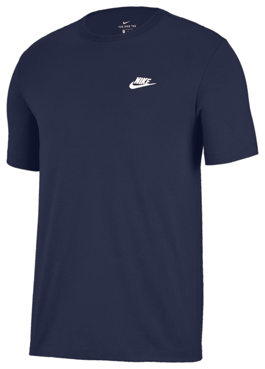 Nike NSW Club Short Sleeve T-Shirt Image 2 of 5. Tap to open photo gallery.