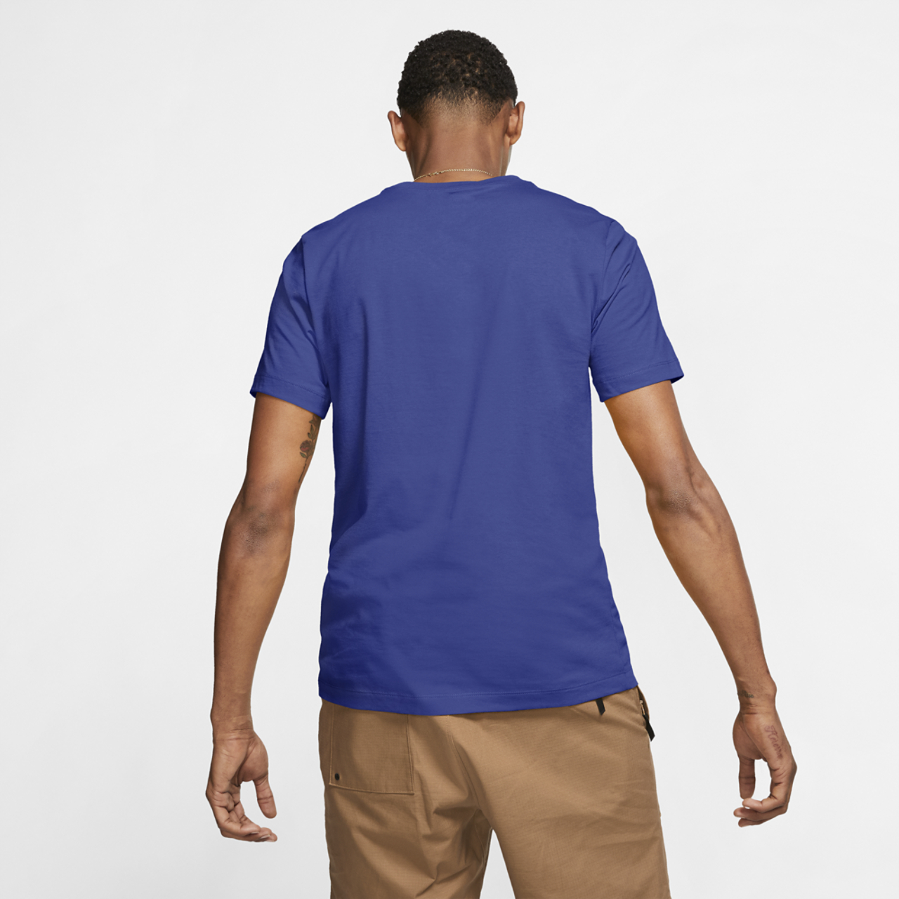 Nike NSW Club Short Sleeve T-Shirt Image 2 of 2. Tap to open photo gallery.