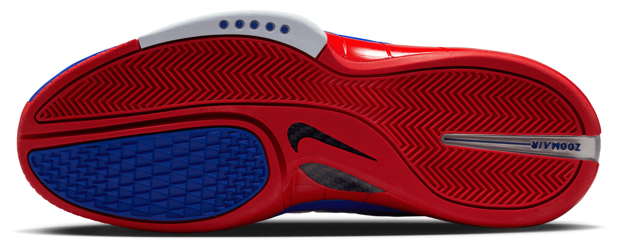 Nike Air Zoom Huarache 2K4 All Star - Varsity Red/White/Varsity Blue - Image 5