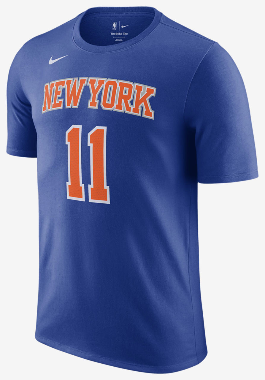 Nike Knicks Name & Number T-Shirt Image 1 of 2. Tap to open photo gallery.