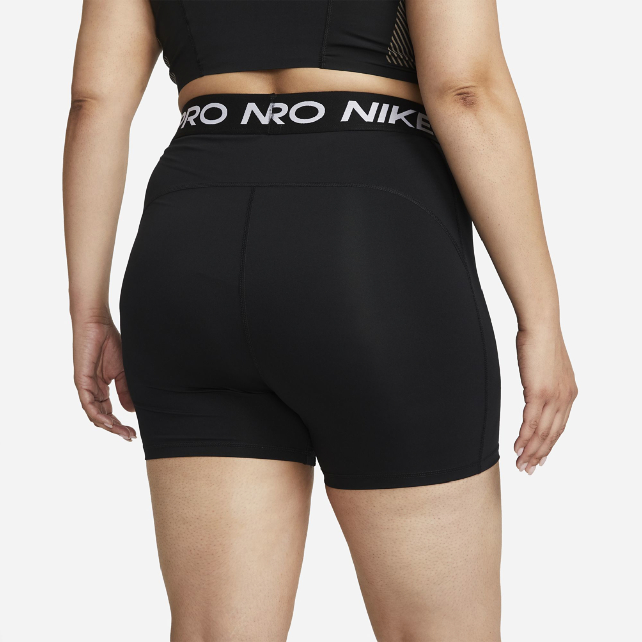 Nike Plus Size 5 Inch Shorts Image 2 of 2. Tap to open photo gallery.
