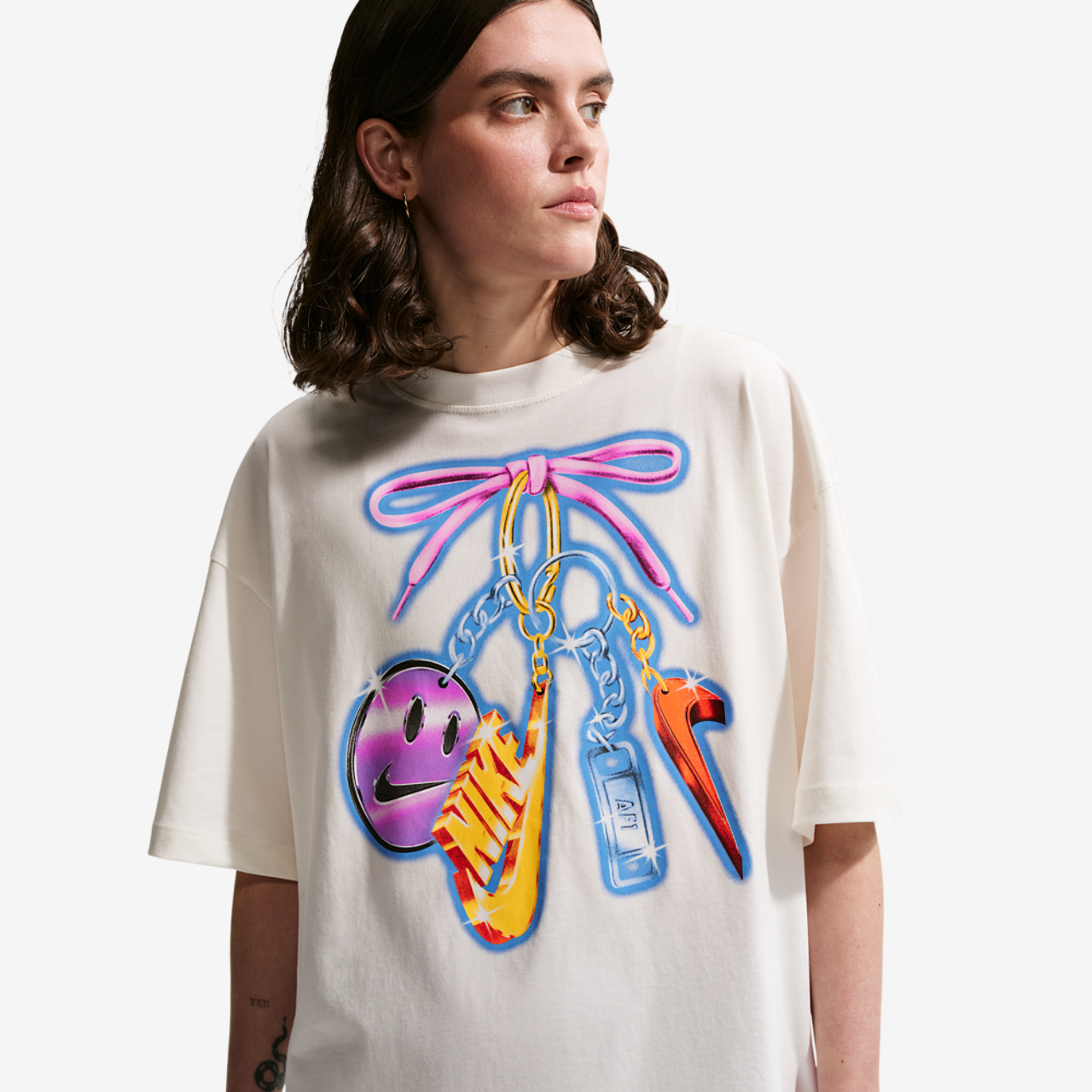 Nike NSW Classic Oversize Tee Image 1 of 4. Tap to open photo gallery.