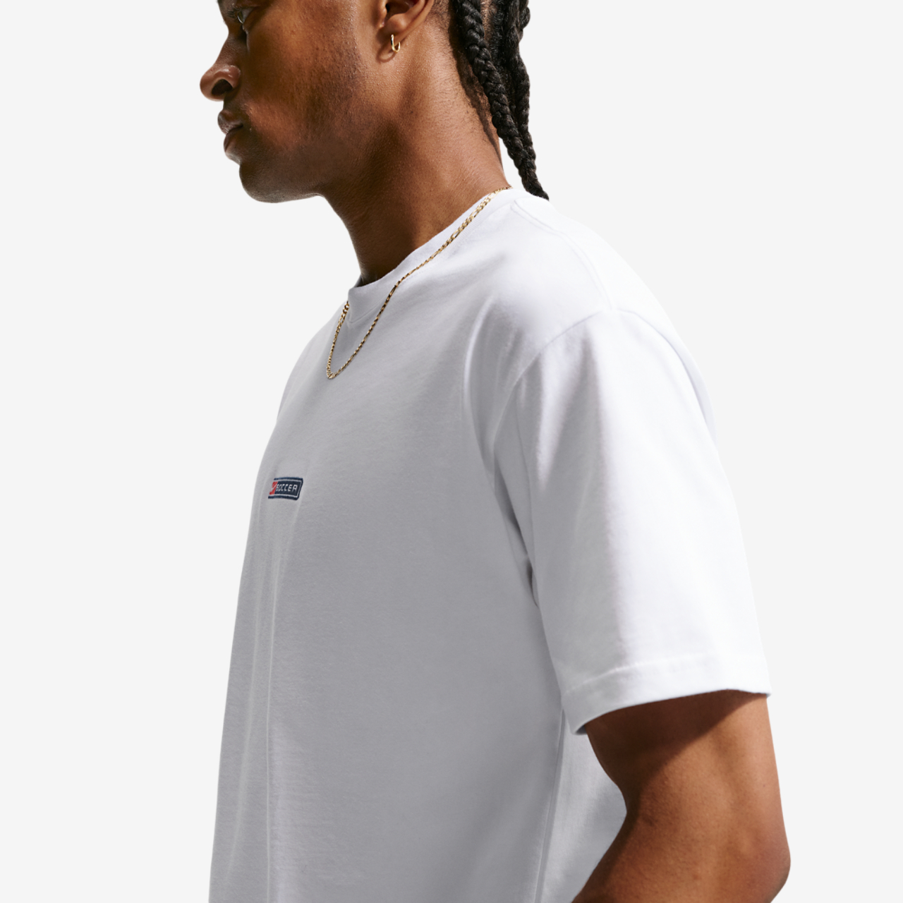 Nike NSW Boxy Soccer Loose Tee Image 2 of 4. Tap to open photo gallery.