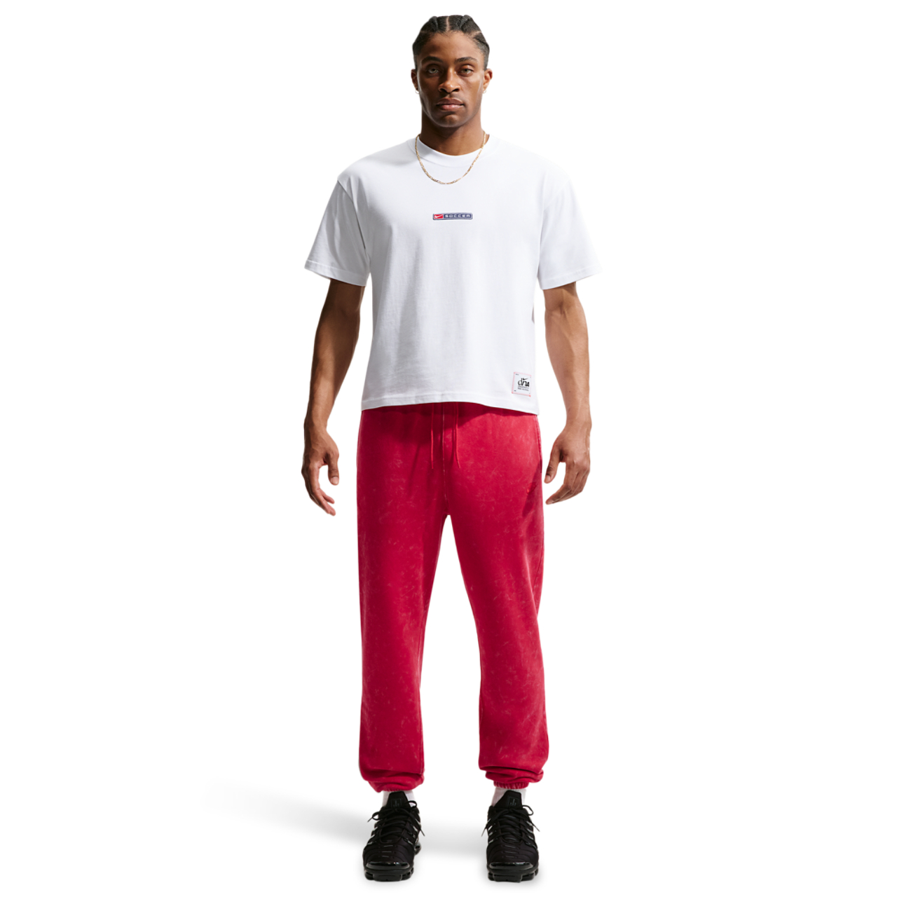 Nike NSW Boxy Soccer Loose Tee Image 3 of 4. Tap to open photo gallery.
