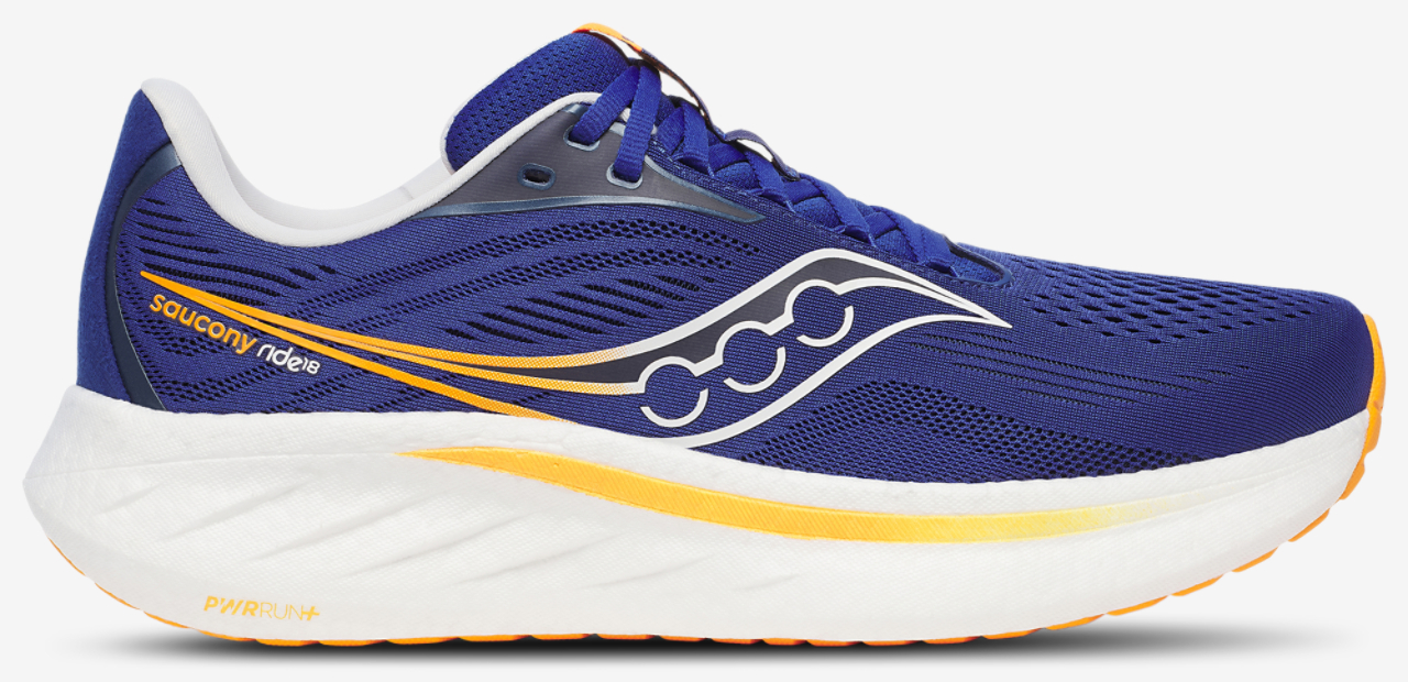 Saucony Ride 18 Image 1 of 5. Tap to open photo gallery.