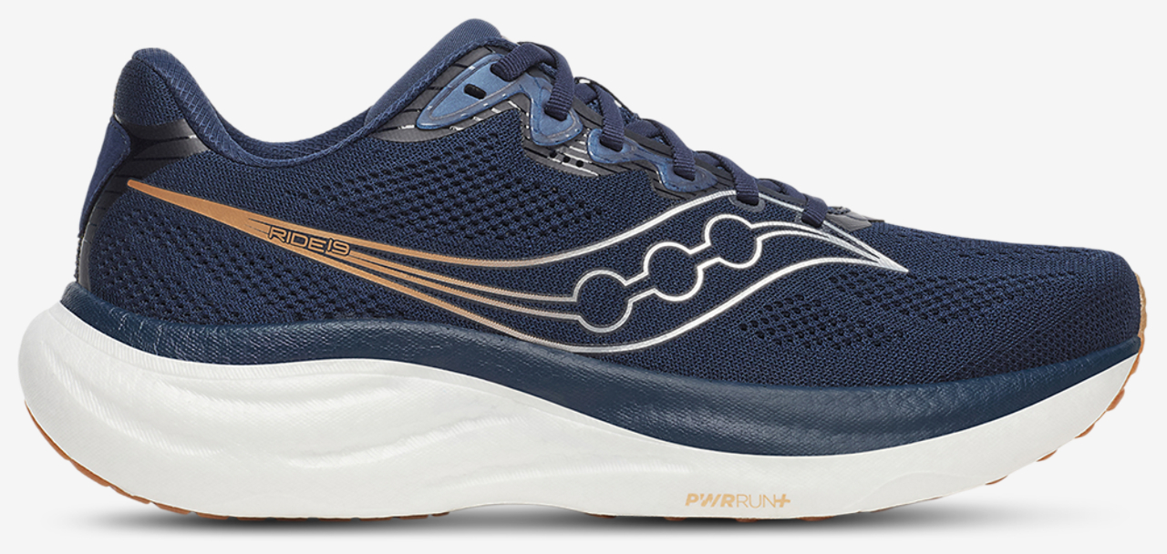 Saucony Ride 19 Image 1 of 5. Tap to open photo gallery.