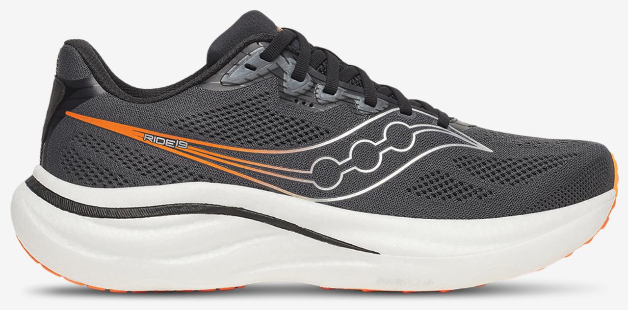 Saucony Ride 19 Image 1 of 5. Tap to open photo gallery.