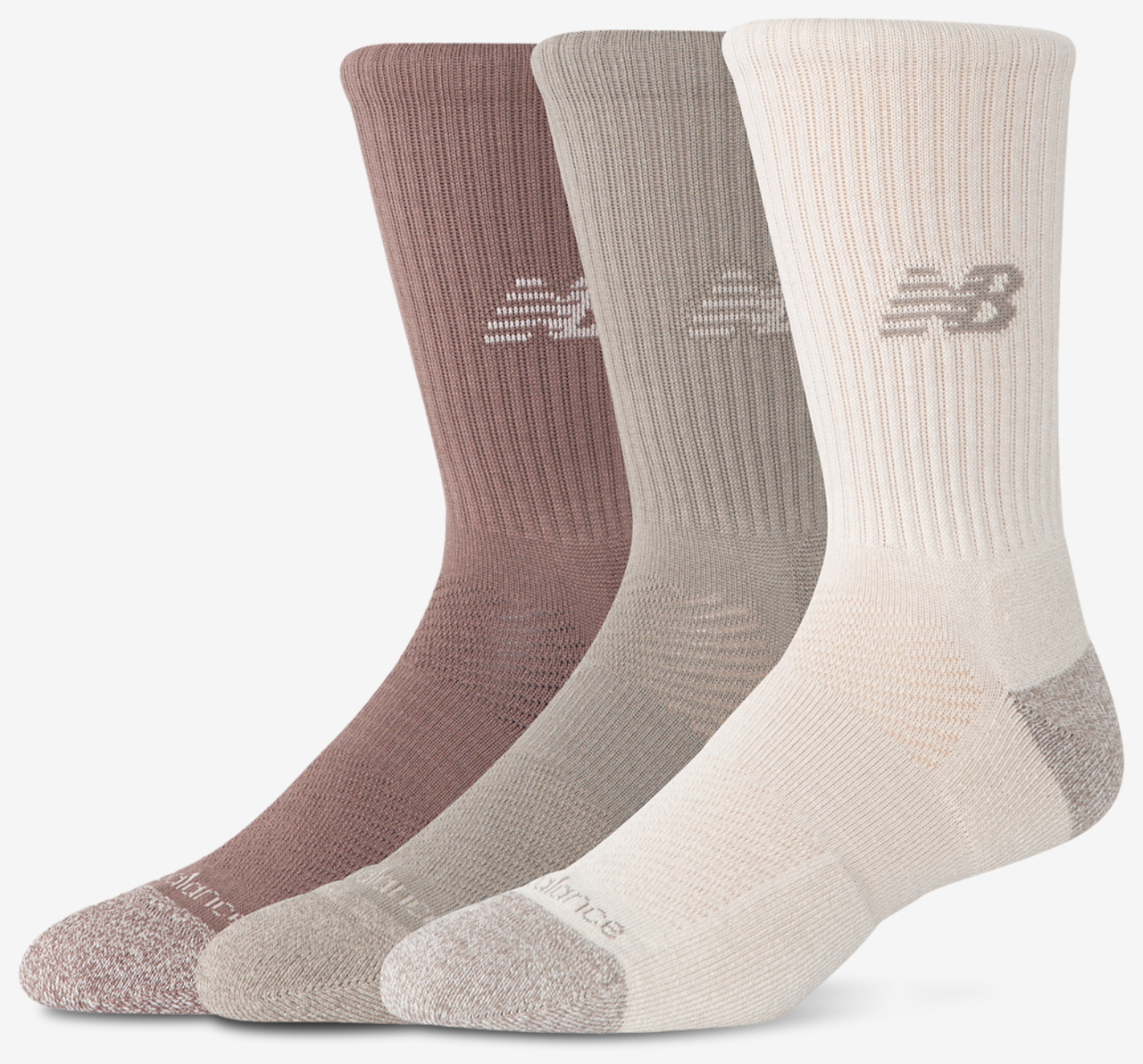 New Balance Active Cushion 3PK Crew Sock  Image 1 of 1. Tap to open photo gallery.