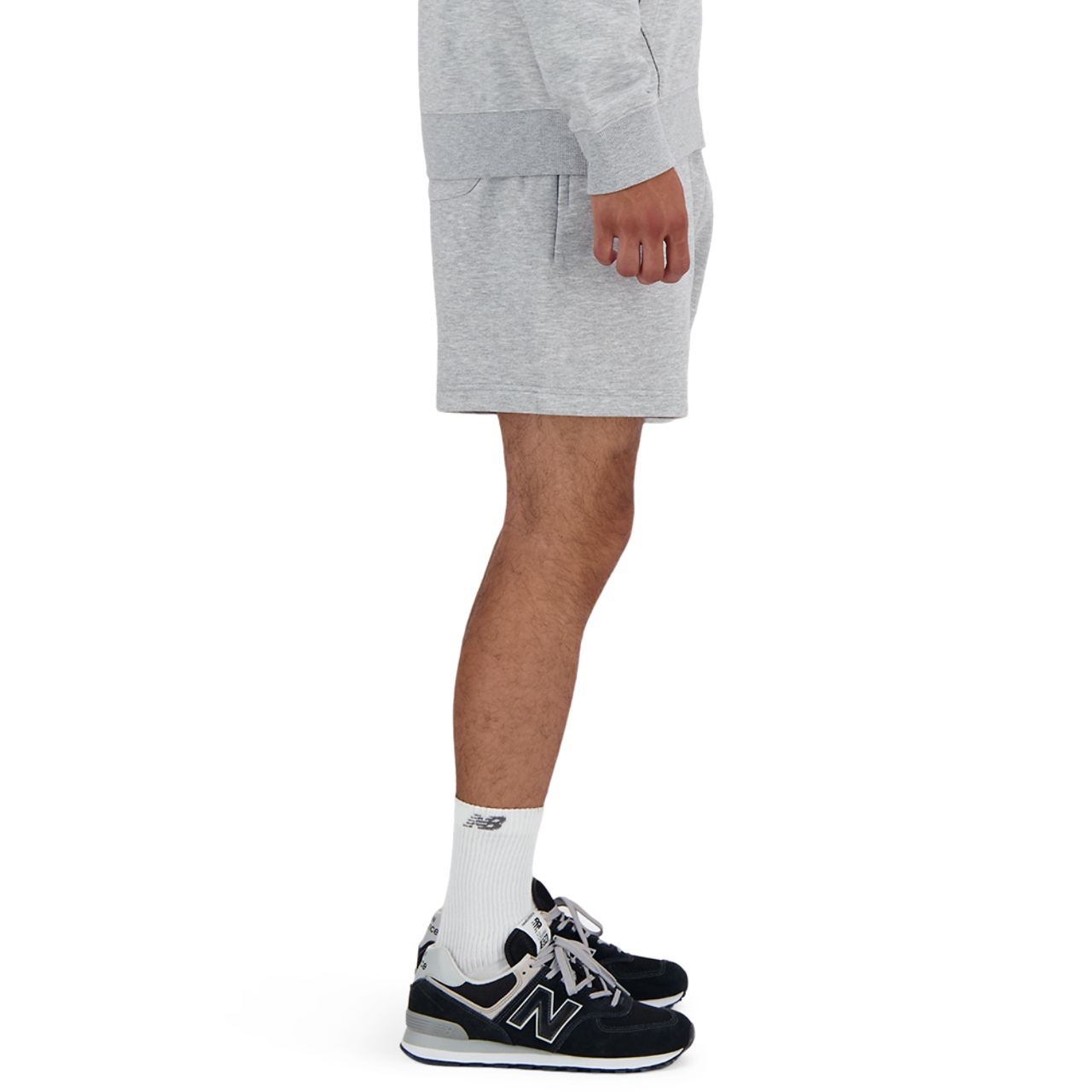 New Balance Sport Essentials Fleece 7" Shorts Image 3 of 4. Tap to open photo gallery.