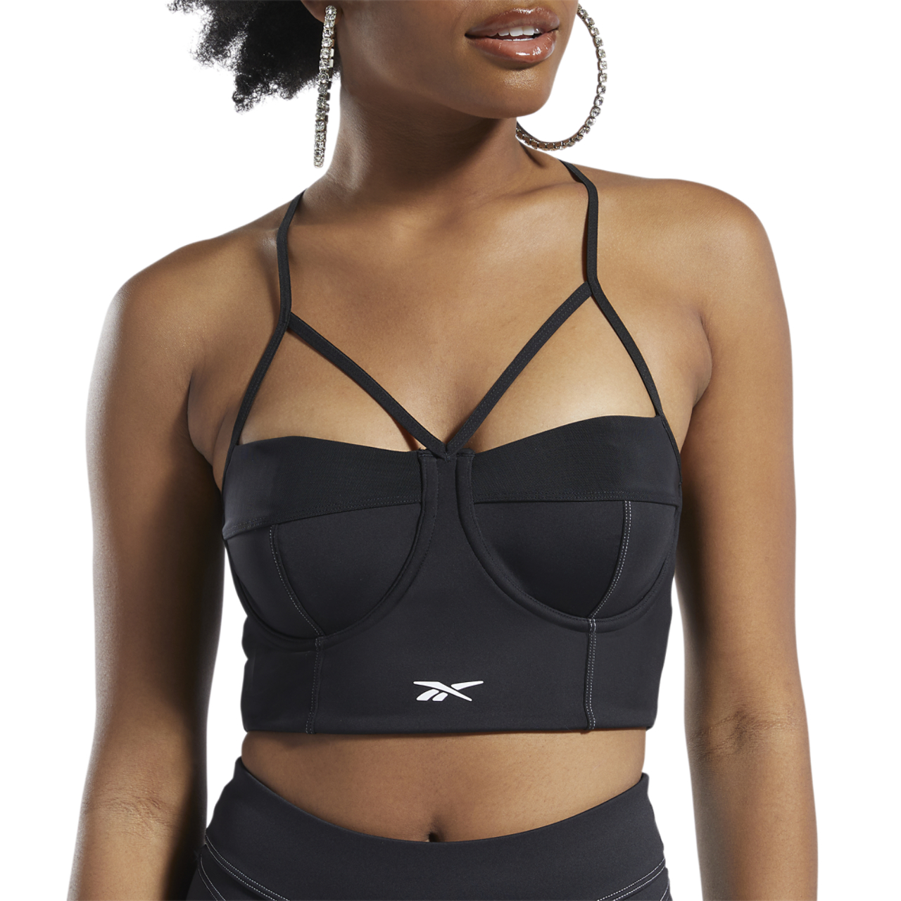 Reebok Cardi Bralette Image 4 of 7. Tap to open photo gallery.