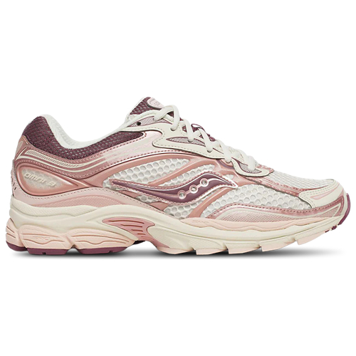 Saucony Women's ProGrid Omni 9 Running Shoes, Ivory/Peony (US 7)