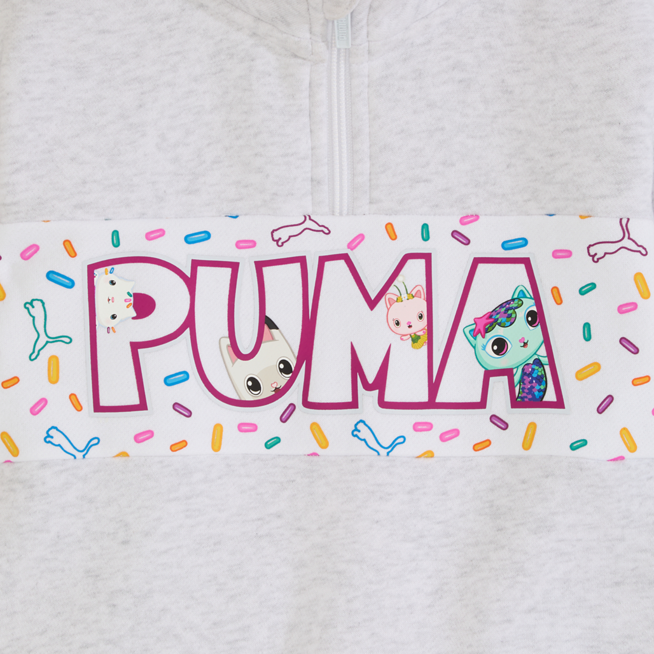 PUMA X Gabby's Dollhouse 1/4 Zip Flc Pants Set Image 3 of 4. Tap to open photo gallery.