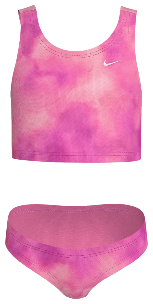 Nike Long Sleeve Hydroguard Midkini Set Image 2 of 7. Tap to open photo gallery.