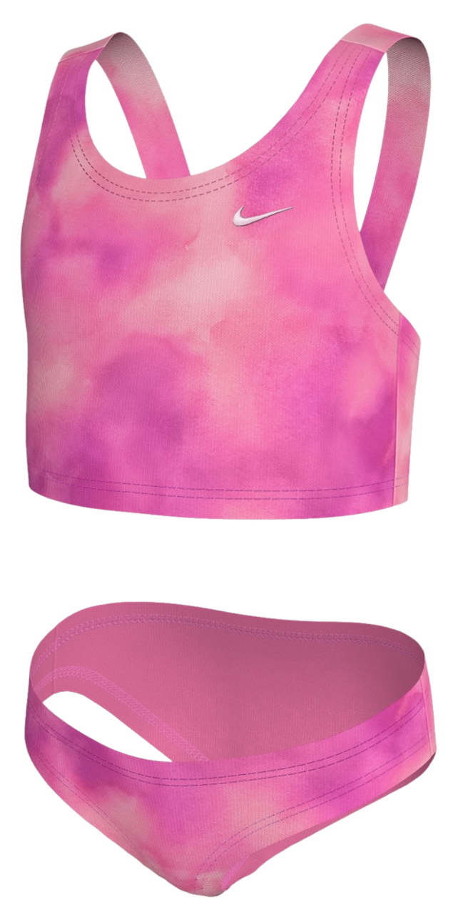 Nike Long Sleeve Hydroguard Midkini Set Image 3 of 7. Tap to open photo gallery.