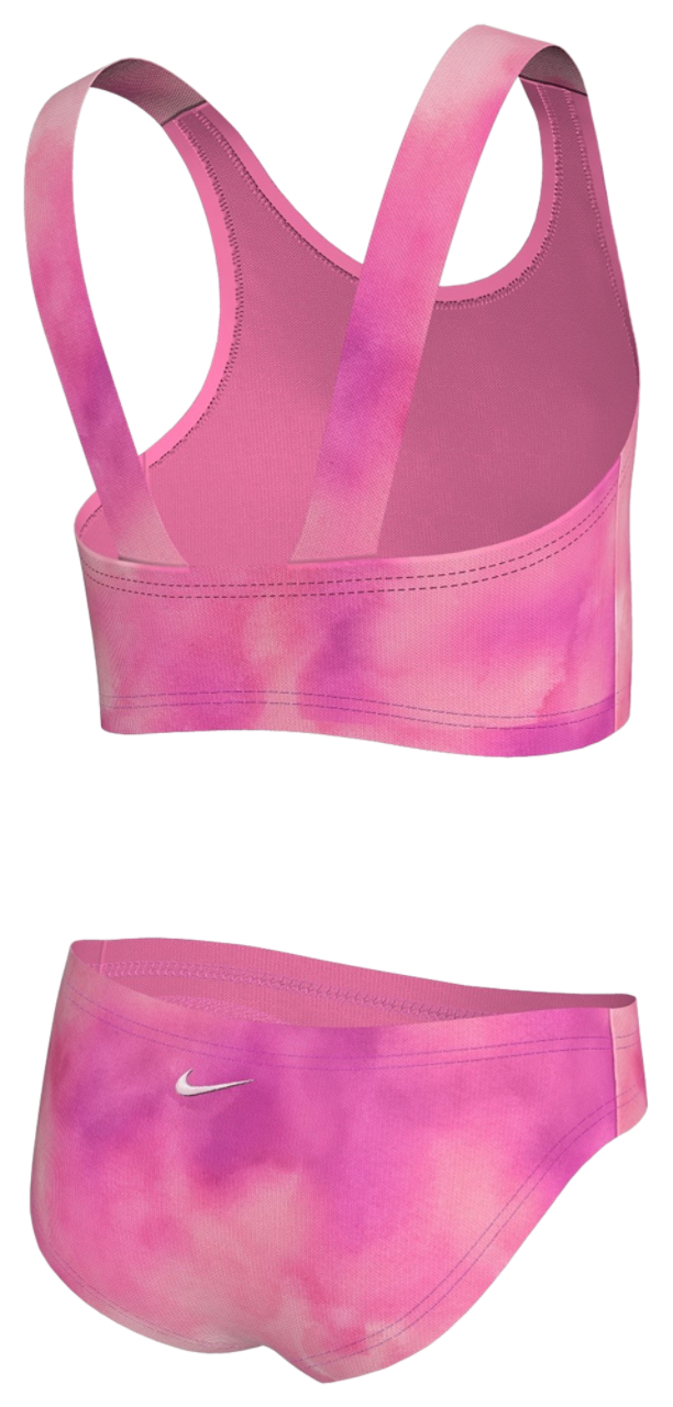 Nike Long Sleeve Hydroguard Midkini Set Image 4 of 7. Tap to open photo gallery.
