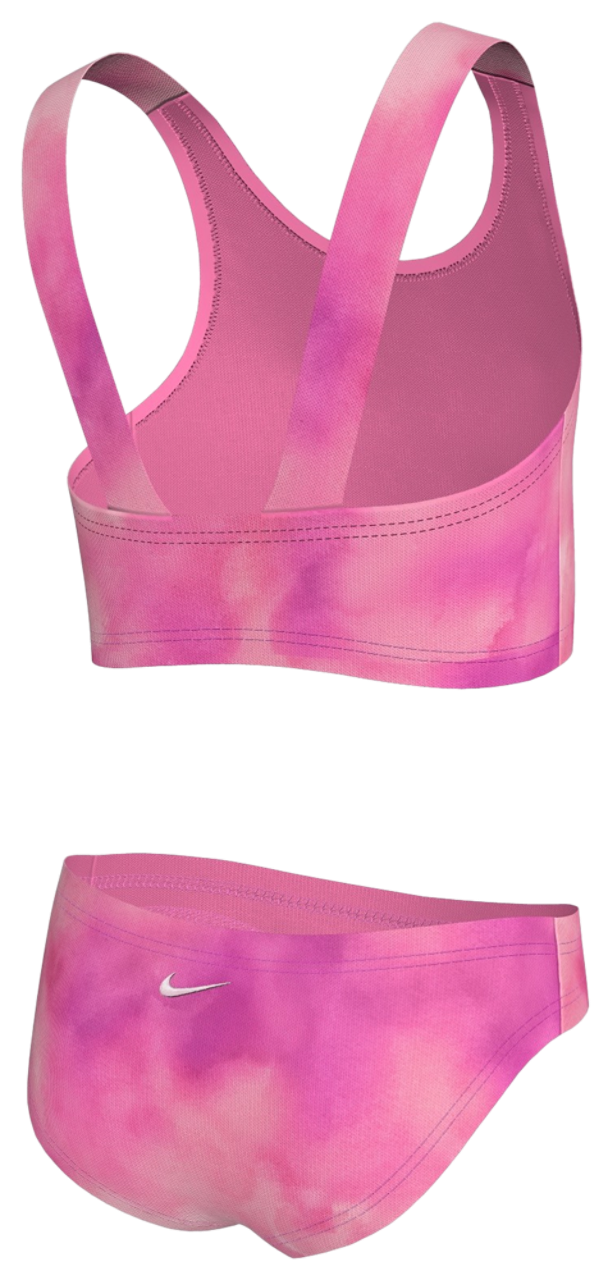 Nike Long Sleeve Hydroguard Midkini Set Image 4 of 7. Tap to open photo gallery.
