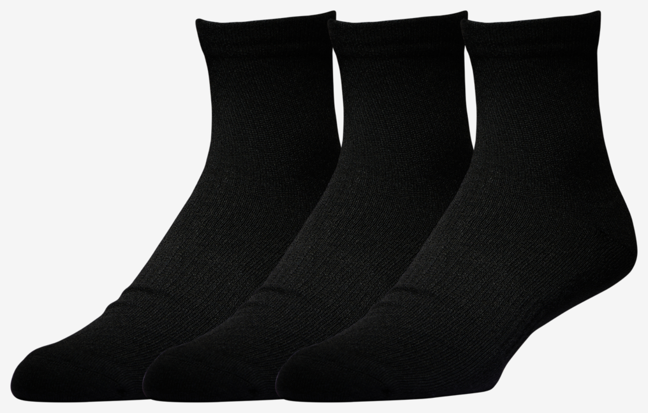 LCKR 3 Pack Performance Quarter Socks Image 1 of 2. Tap to open photo gallery.