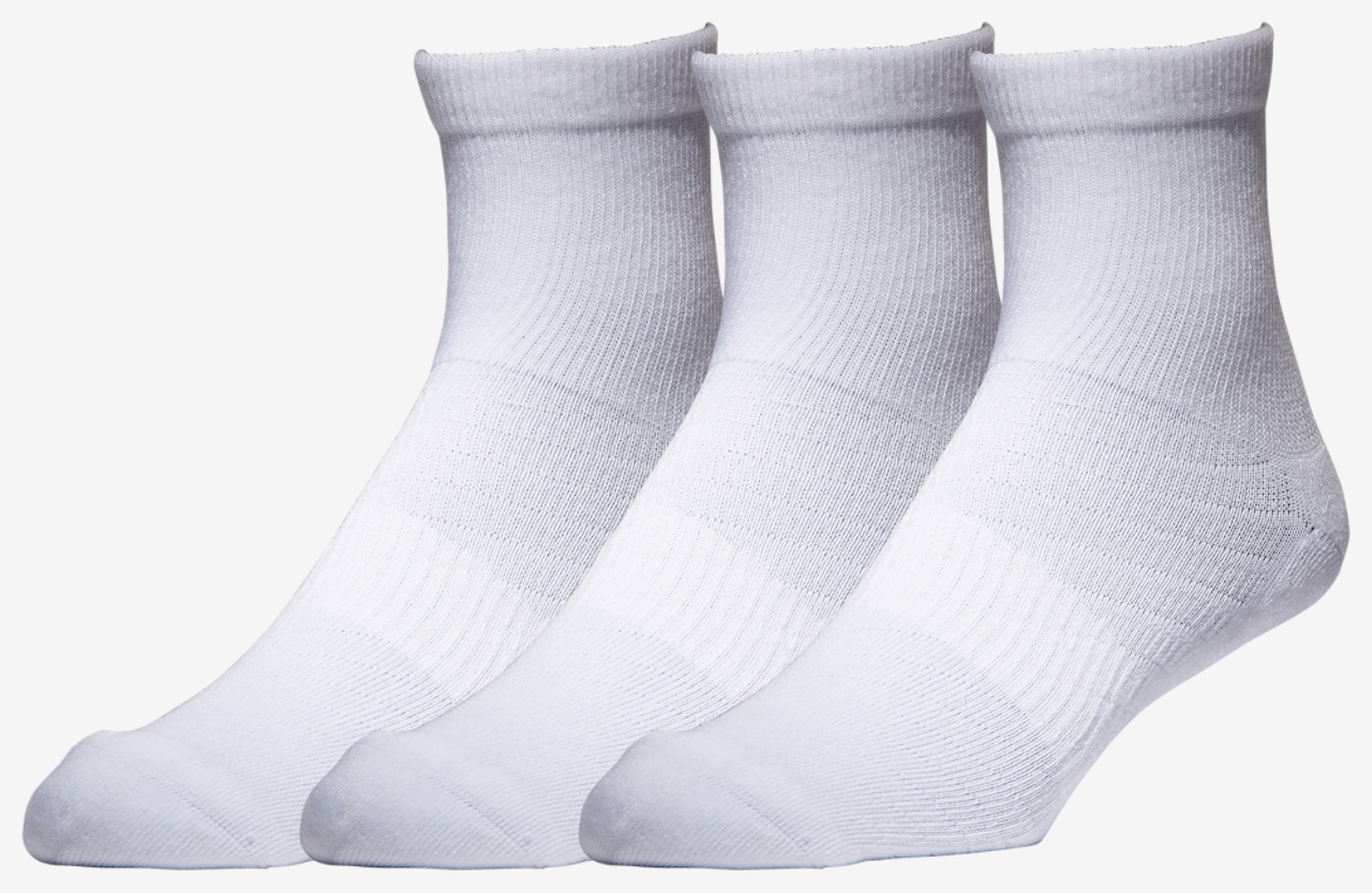 LCKR 3 Pack Performance Quarter Socks Image 1 of 2. Tap to open photo gallery.