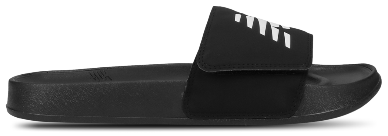 New Balance Black Slide Sandals with Velcro New Balance Velcro Slides - Men main image 3