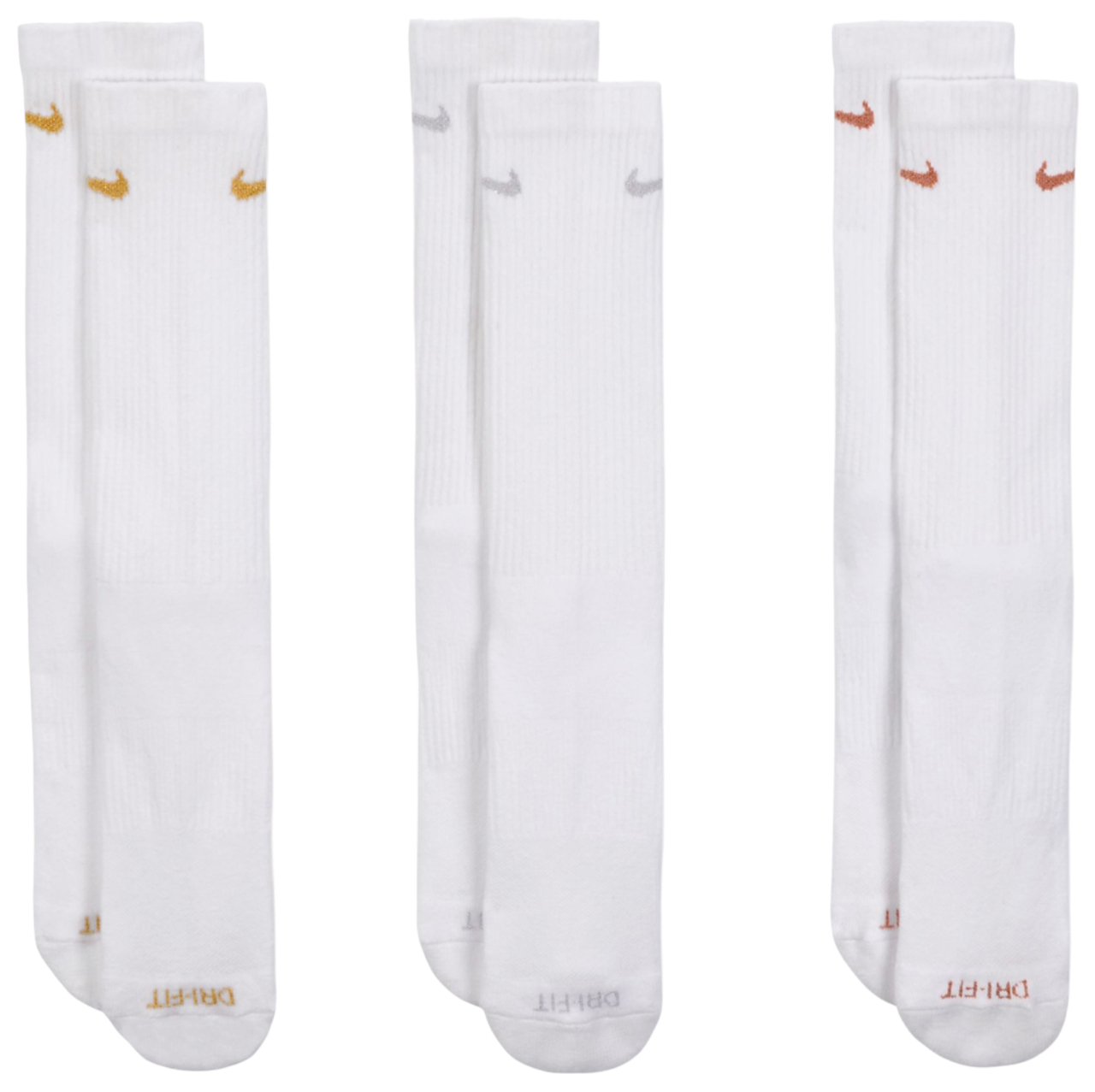 Nike Nike Everyday Plush Cush Crew 3PR Image 2 of 4. Tap to open photo gallery.