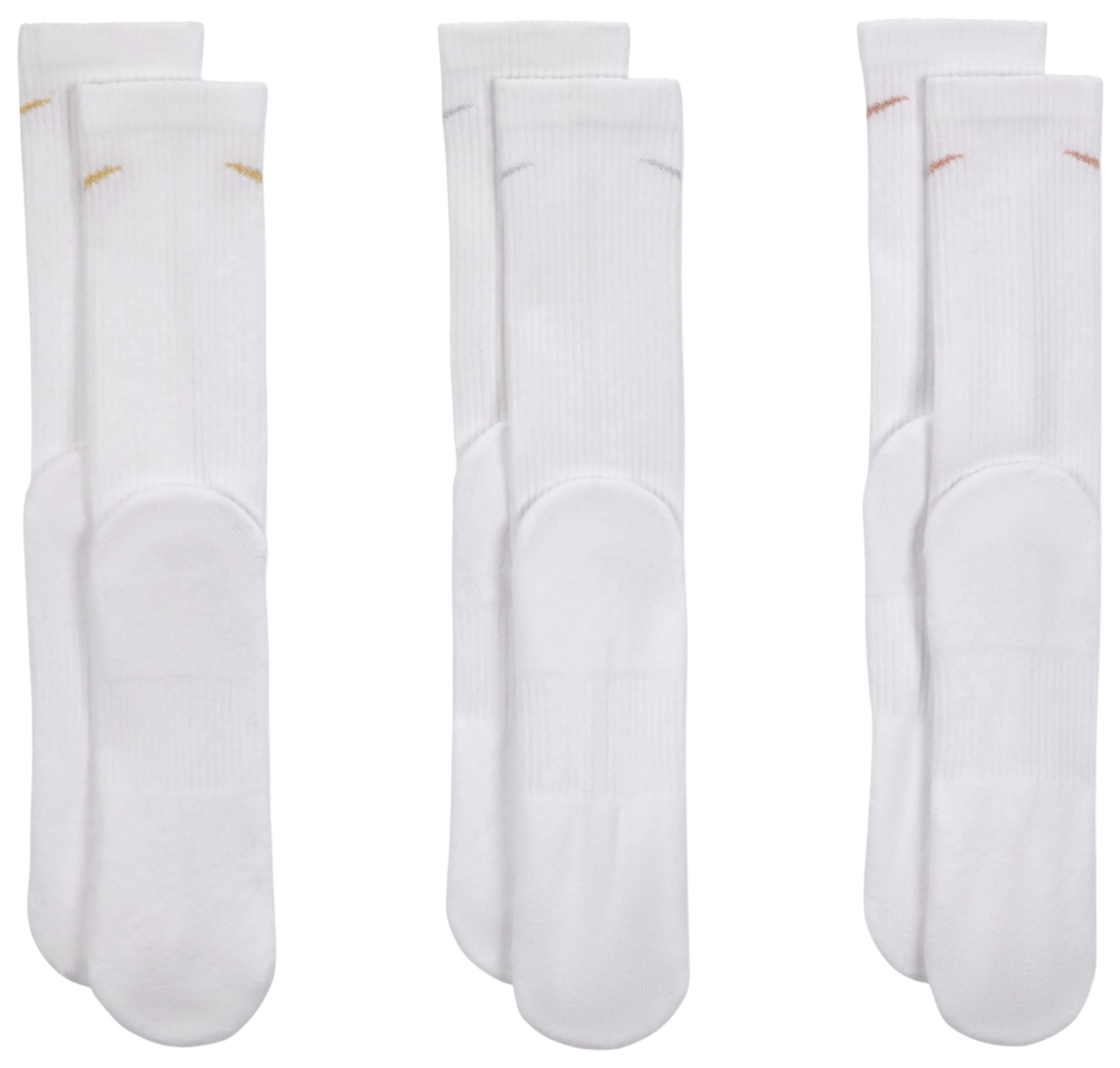 Nike Nike Everyday Plush Cush Crew 3PR Image 3 of 4. Tap to open photo gallery.