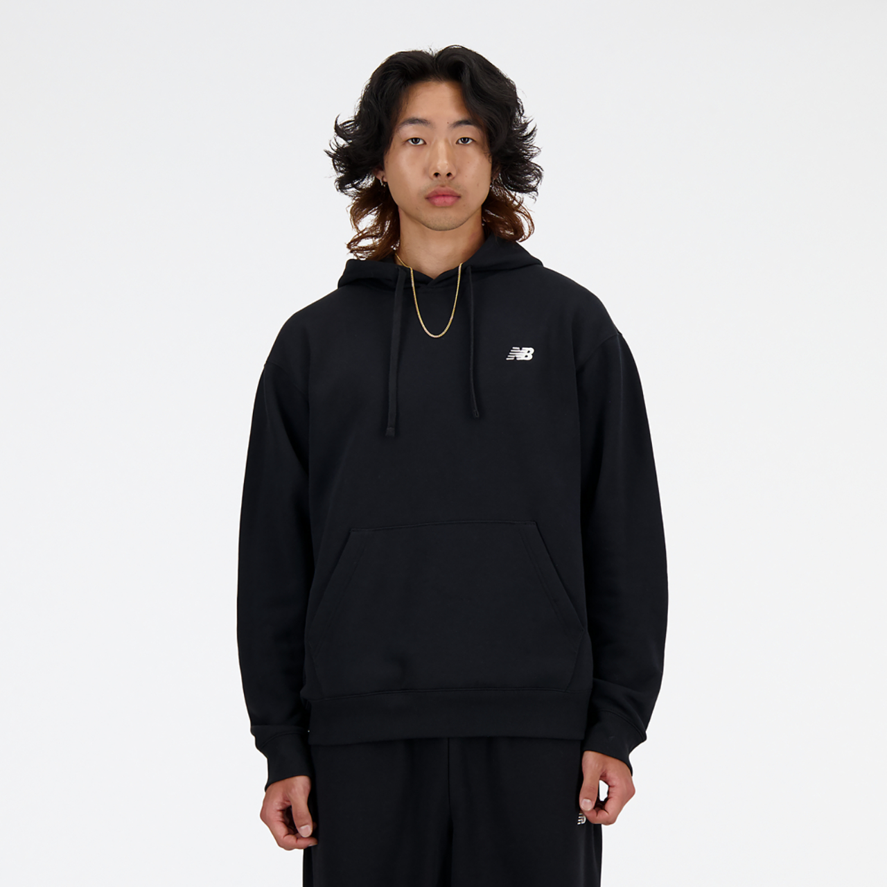 New Balance Sport Essentials Fleece Hoodie Image 2 of 3. Tap to open photo gallery.